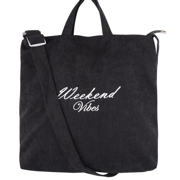 NWT Weekend Vibes Crossbody Shoulder Corduroy Bag - Picture 3 of 3